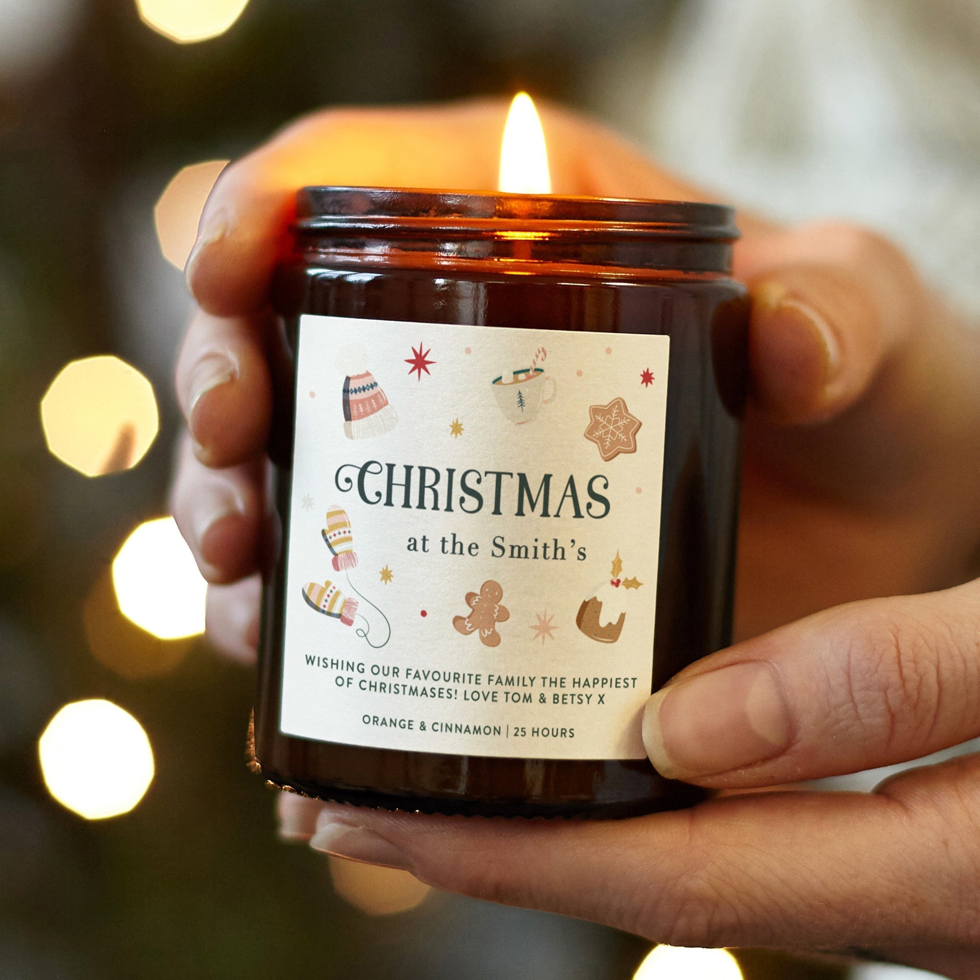 Christmas Gift Family Home Scented Candle – Luxury Gift-Ready Box with Festive Decor Ideas