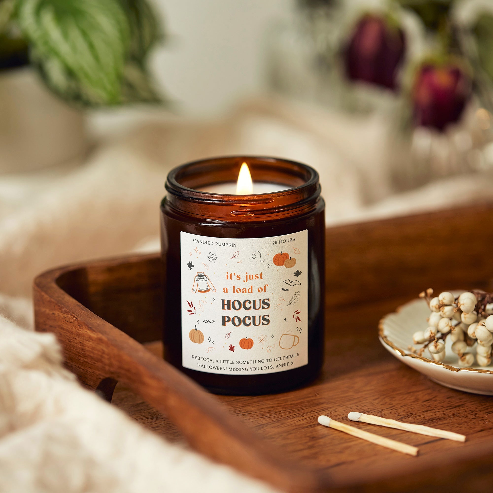 Halloween Gift Hocus Pocus Candle – Spooky Decoration with Luxury Gift-Ready Packaging