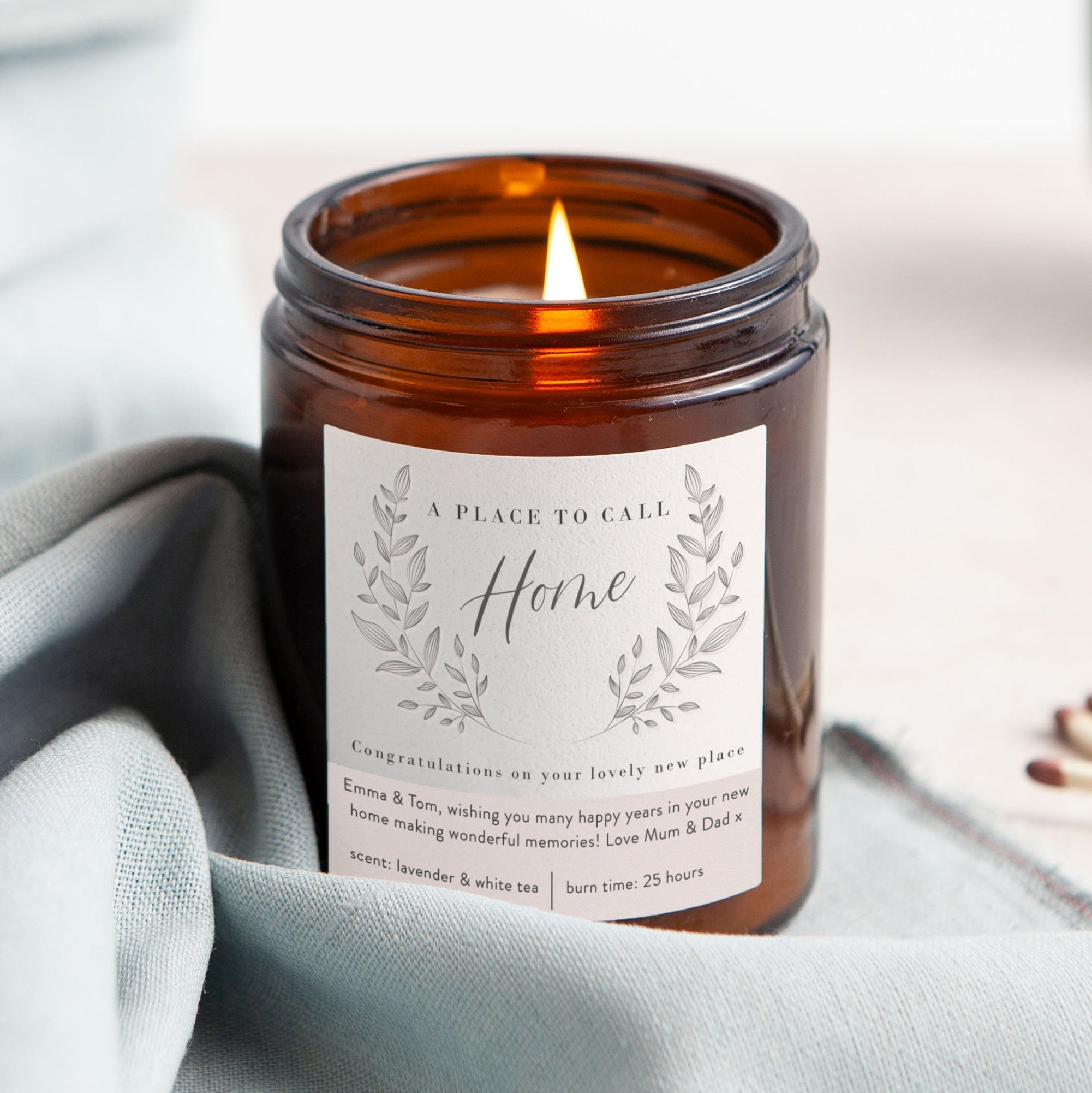 Housewarming Gift Soy Wax Candle – A Place To Call Home Jar Candle in Luxury Box