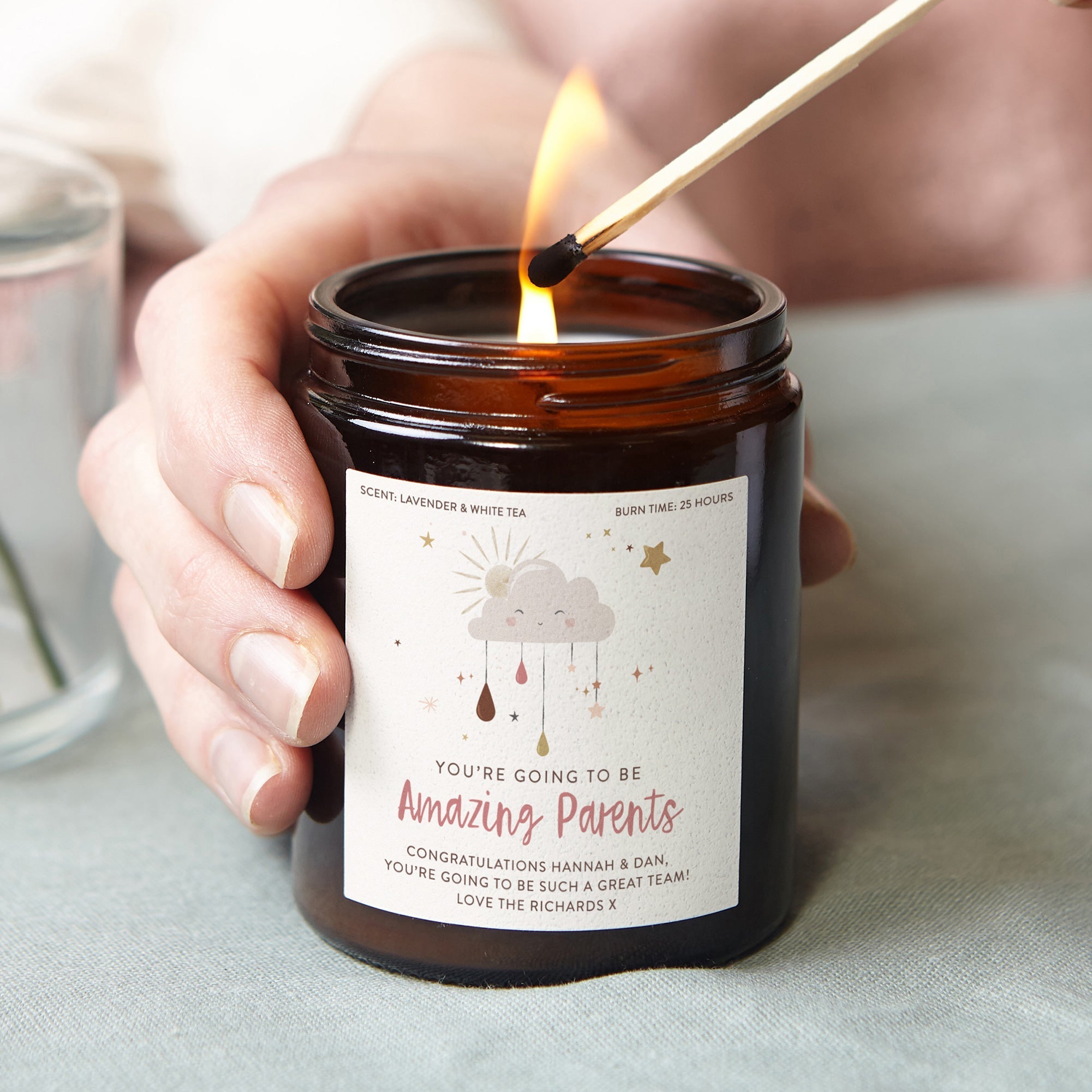 Parents To Be Gift Pregnancy Candle - Kindred Fires