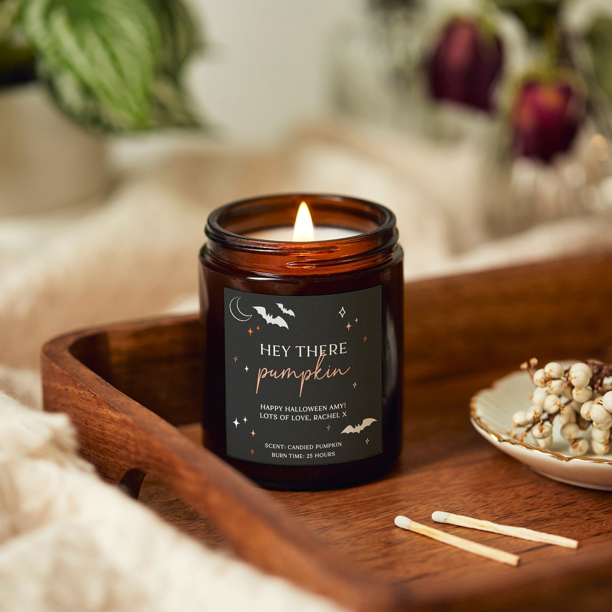 Pumpkin Halloween Decoration Candle - Kindred Fires