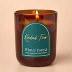 Winter Forest Scented Amber Candle