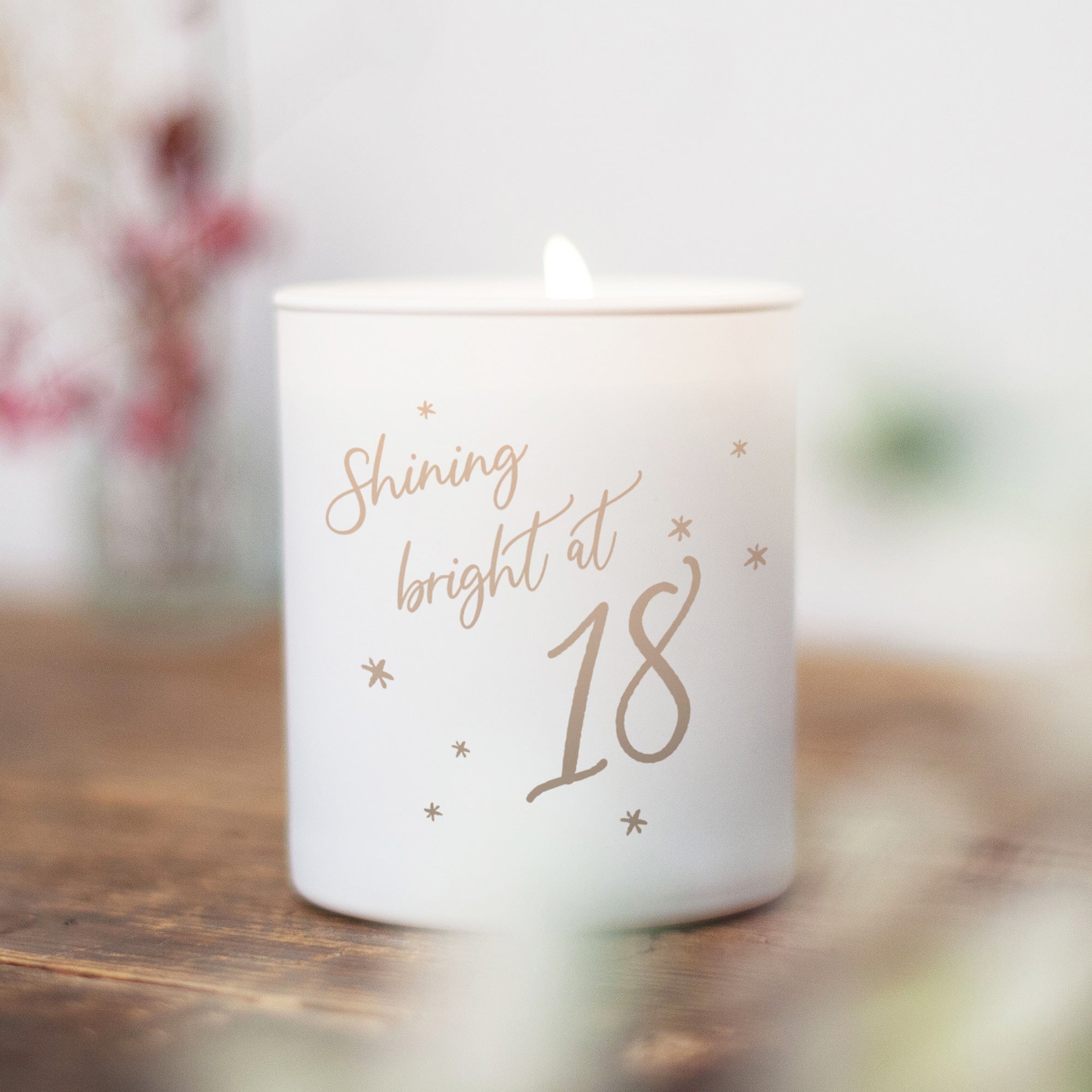Birthday Gift for Her Shining Bright Candle – Perfect 30th 40th 50th 60th in Luxury Box