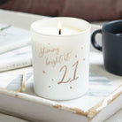 Birthday Gift for Her Shining Bright Candle – Perfect 30th 40th 50th 60th in Luxury Box