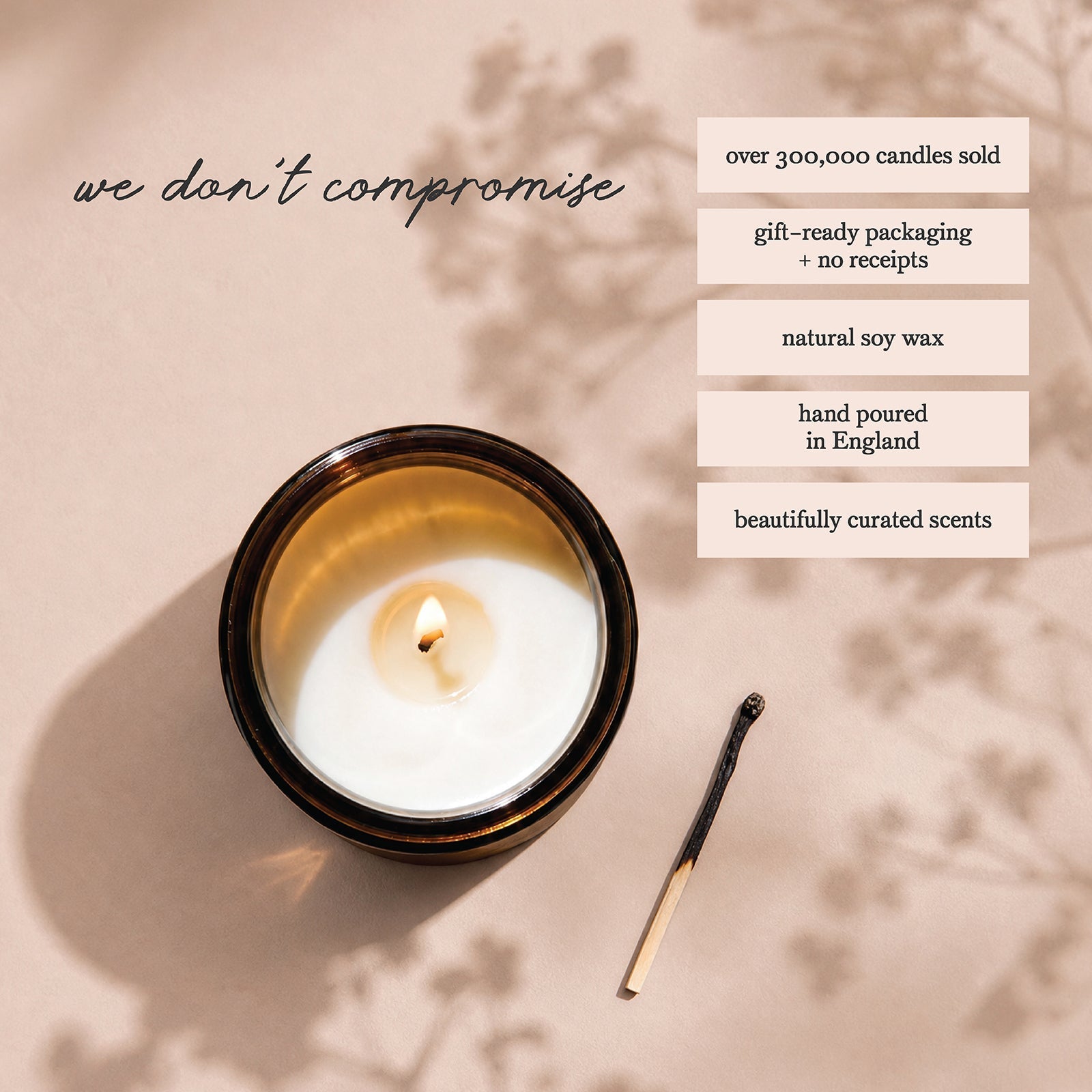 Kindred Fires Stella scented jar candle range
