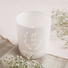 Anniversary Gift Keepsake Tea Light Holder - Personalised, Luxury Gift-Ready Box