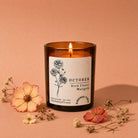 Birthday Gift Birth Flower Candle in Luxury Gift Box – Refillable Scented Gift Ready