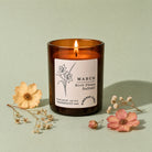 Birthday Gift Birth Flower Candle in Luxury Gift Box – Refillable Scented Gift Ready