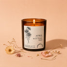 Birthday Gift Birth Flower Candle in Luxury Gift Box – Refillable Scented Gift Ready