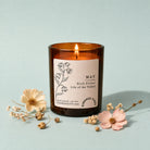 Birthday Gift Birth Flower Candle in Luxury Gift Box – Refillable Scented Gift Ready