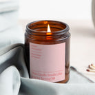 Birthday Gift Candle for Any Age - Personalised Soy Wax Pink Candle in Luxury Box