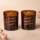 Birthday Thank You Christmas Gift Personalised Soy Wax Candle Any Message Luxury Box