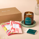 Birthday & Thank You Gift Candle & Chocolate Lover’s Set in Luxury Gift-Ready Packaging