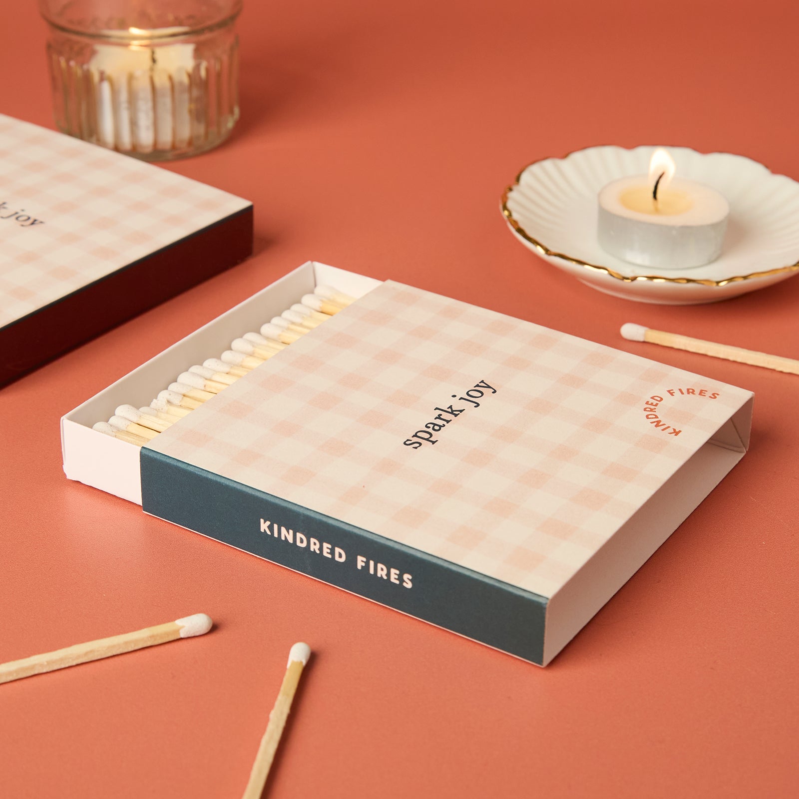 Birthday Thank You Gift Kindred Fires Large Matchbox Spark Joy Luxury Gift Box
