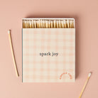 Birthday Thank You Gift Kindred Fires Large Matchbox Spark Joy Luxury Gift Box