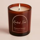 Birthday Thank You Wedding Gift Honeyed Mango Engraved Candle in Luxury Gift Box