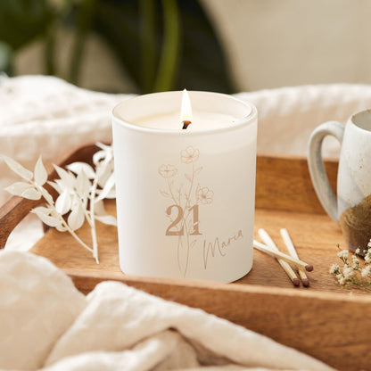 21st Birthday Gift for Her Luxury Scented Candle