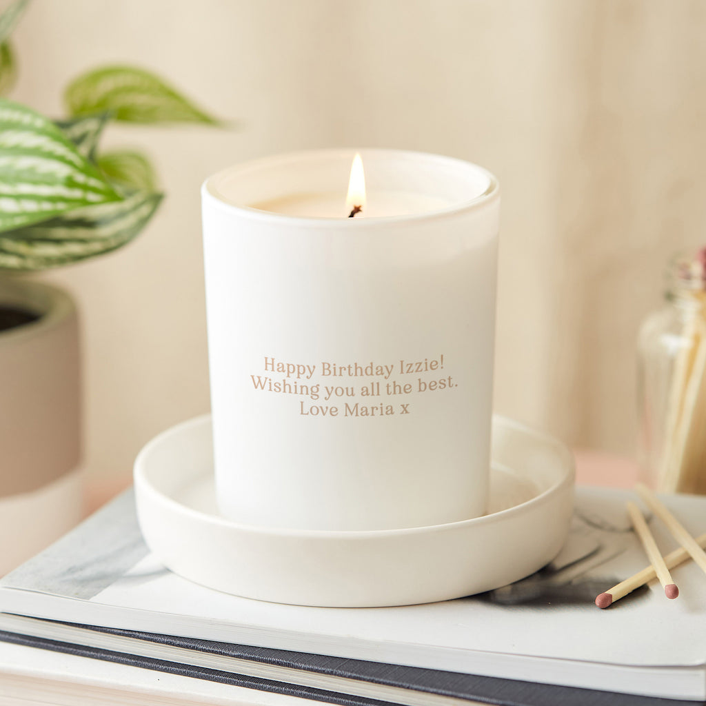 Birth Date Candle Personalised Star Sign Gift Candle