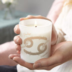 Zodiac Birth Flower Personalised Candle Gift
