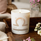 Zodiac Birth Flower Personalised Candle Gift