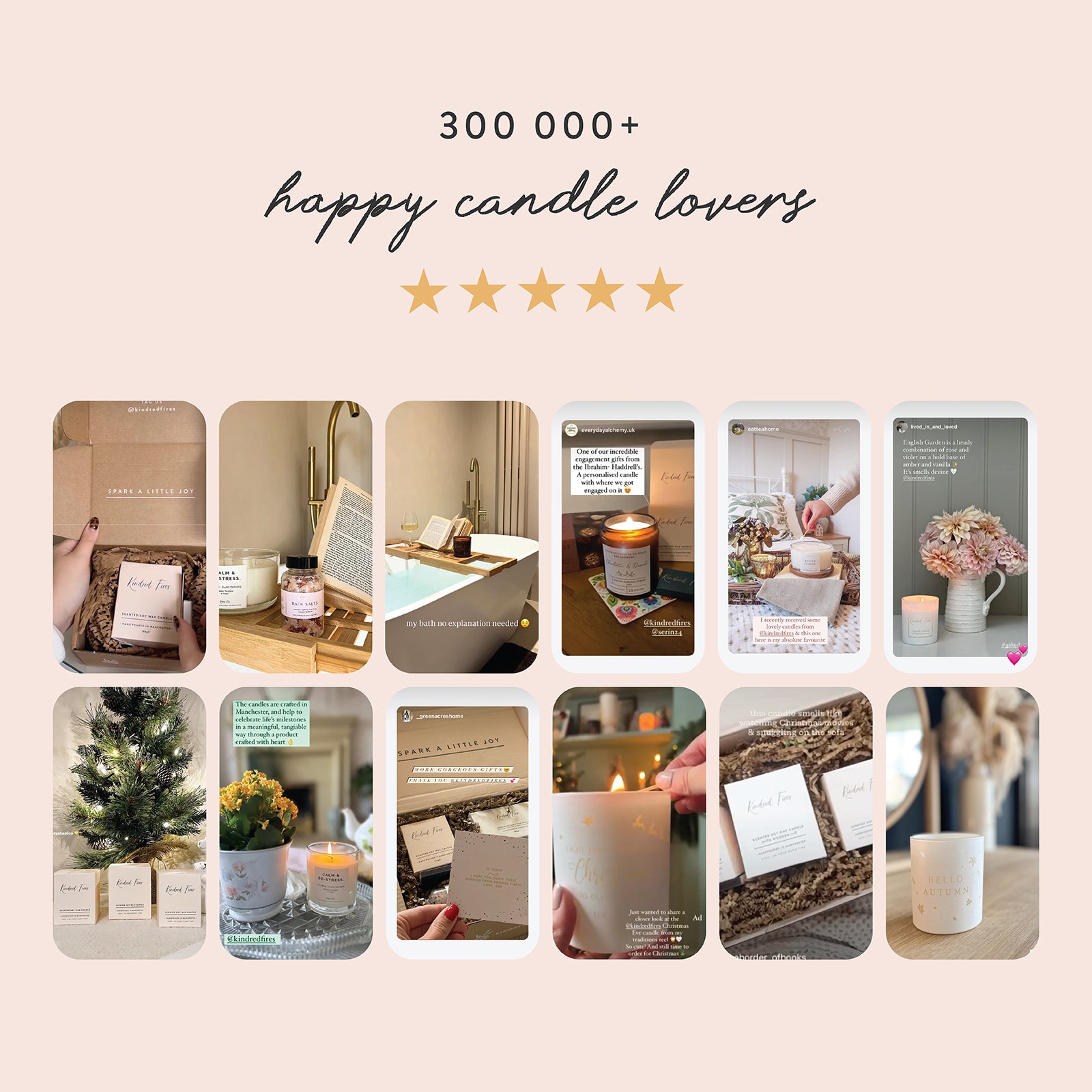 Christening Gift Personalised Luxury Candle – Scented, Refillable, Gift-Ready in Luxury Box
