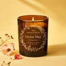 Christening Gift Personalised Luxury Candle – Scented, Refillable, Gift-Ready in Luxury Box