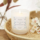 Christening Gift Will You Be My Godmother Candle – Personalised Luxury Gift-Ready Box