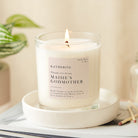 Christening Thank You Gift for Godmother Candle in Luxury Gift-Ready Packaging
