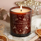 Christmas Gift Enchanted Amber Candle – Festive Scented Luxury Gift-Ready Packaging