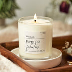 Birthday Gift for Her Any Age And Fabulous Candle