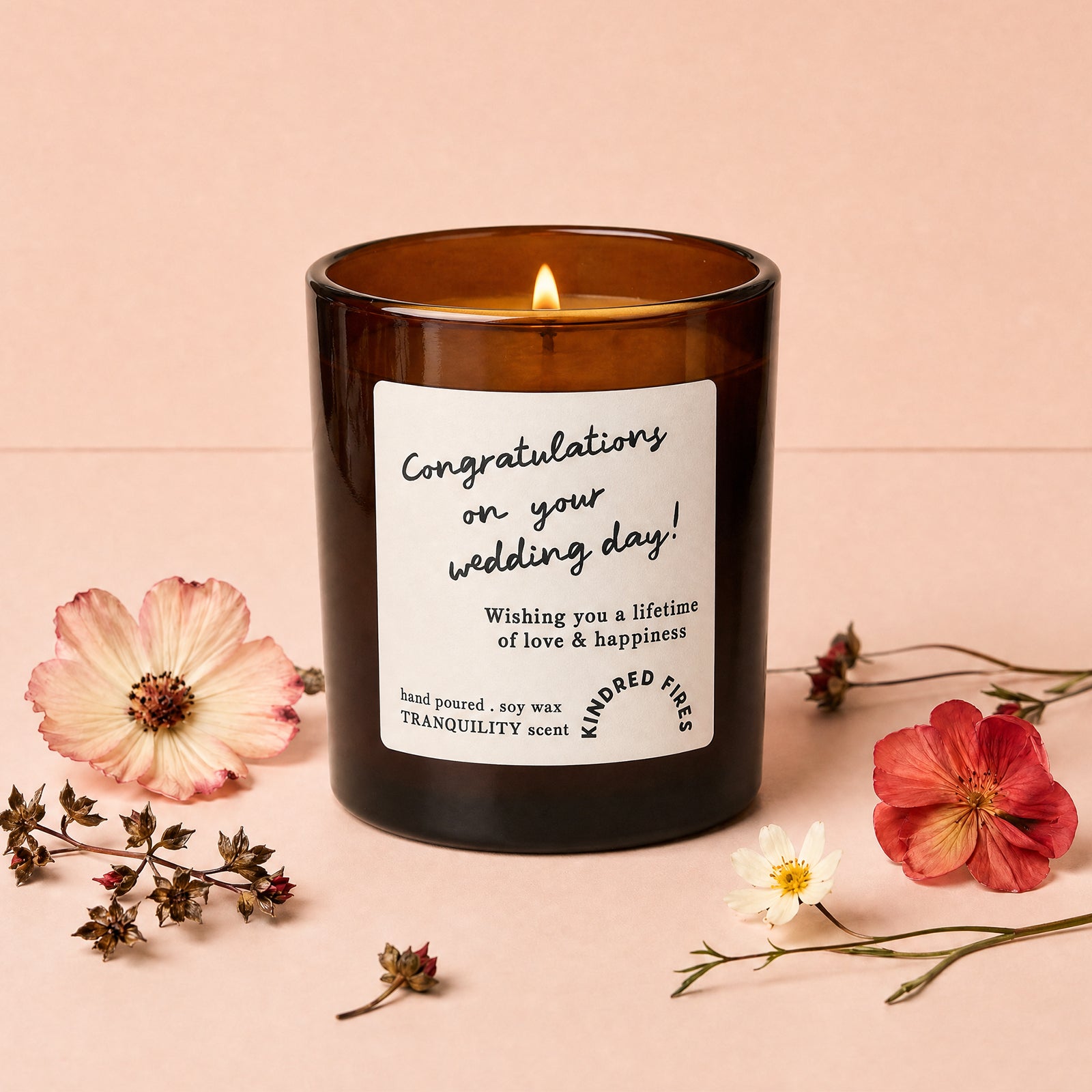 Wedding Gift Candle – Refillable, Luxury Gift Box, Perfect Engagement & Thank You Gift