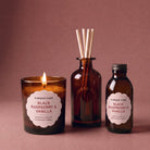Black Raspberry & Vanilla Large Refillable Soy Candle & Reed Diffuser Bundle