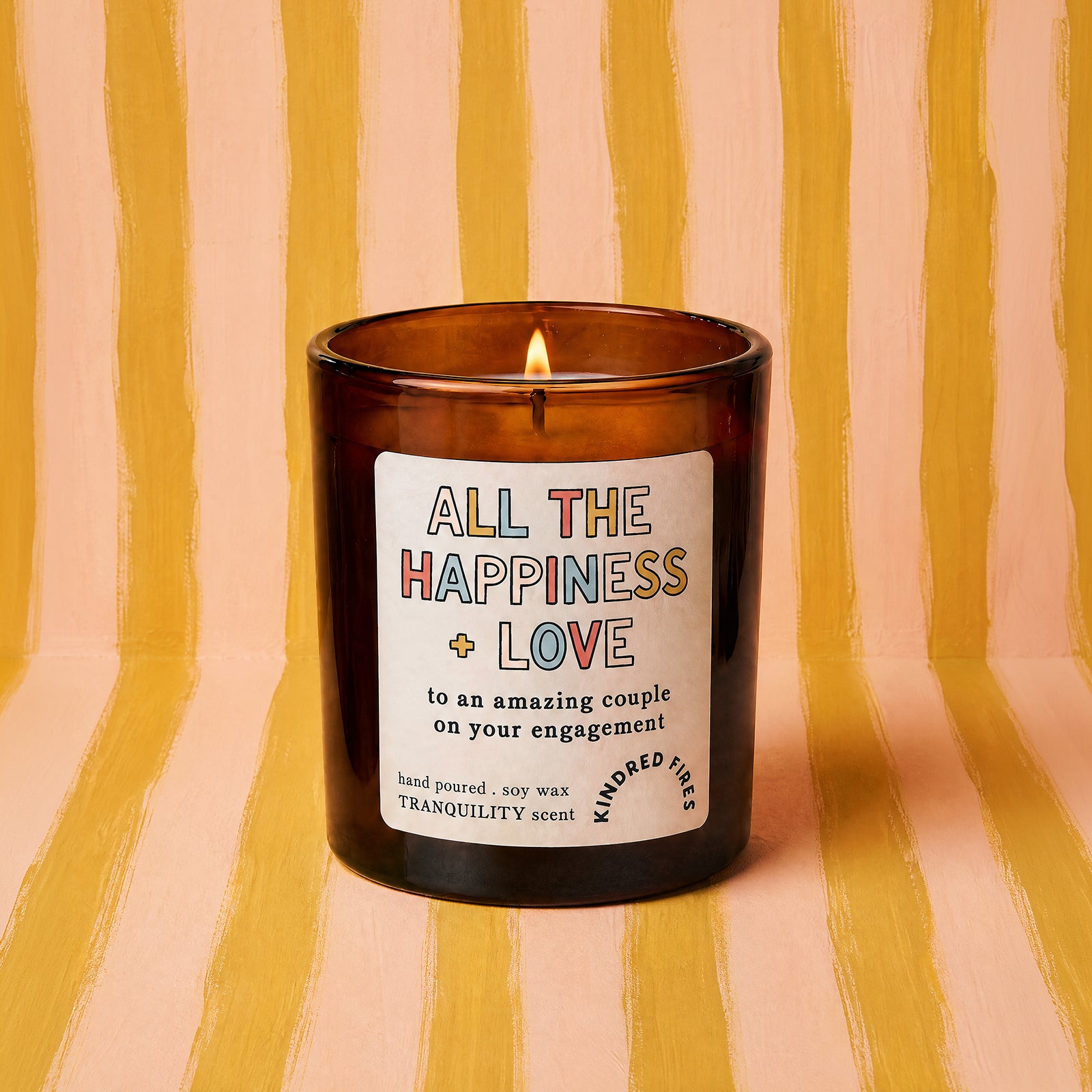 Engagement Gift Candle for Couples – Celebrate Love and Happiness in Luxury Gift Box