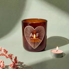 Engagement Gift Heart Tea Light Holder with Refillable Soy Candles in Luxury Gift Box