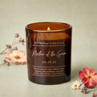 Mother of the Groom Wedding Gift Engraved Candle in Luxury Gift Box, Refillable & Personalised