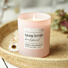 Hen Party Gift Team Bride Pink Candle Luxury Box Bridesmaid Scented Wedding Gift