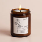 Birth Flower Birthday Gift Jar Candle