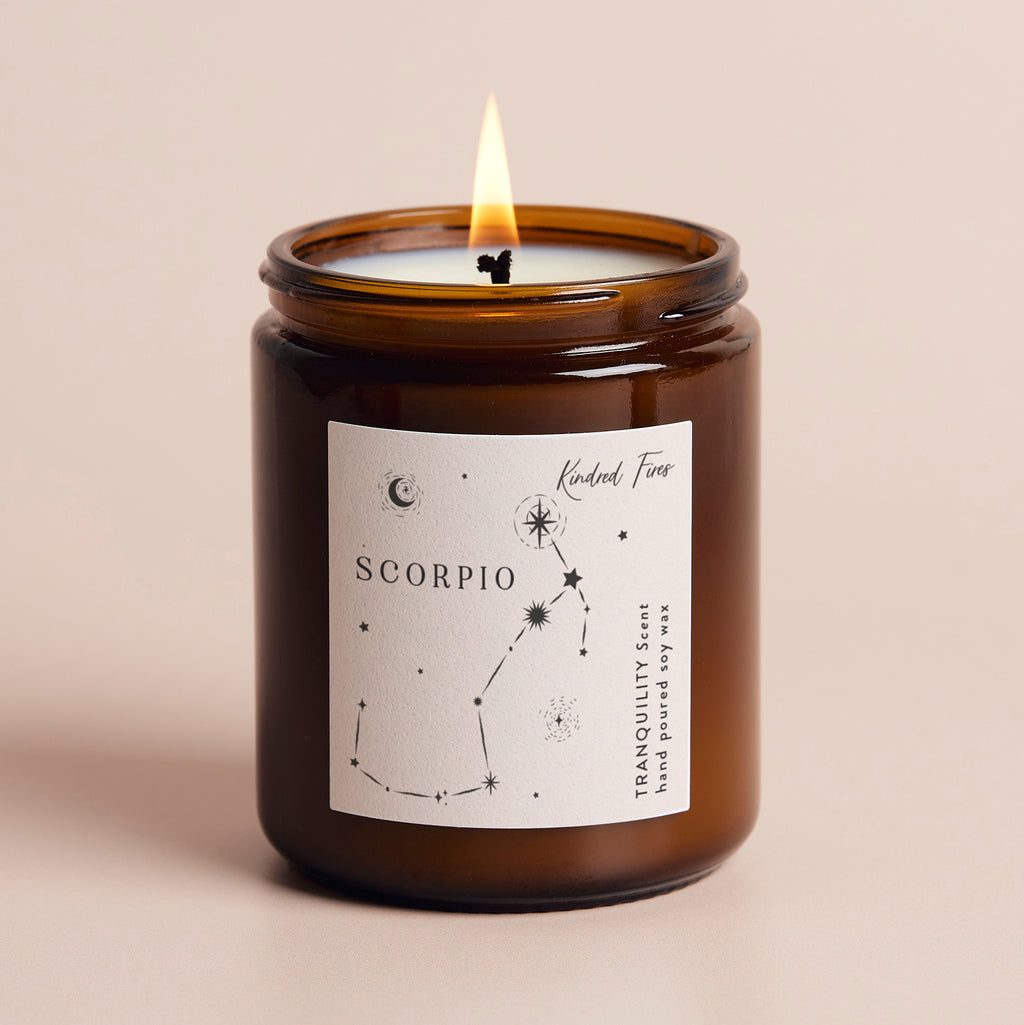 Constellation Birthday Gift Jar Candle
