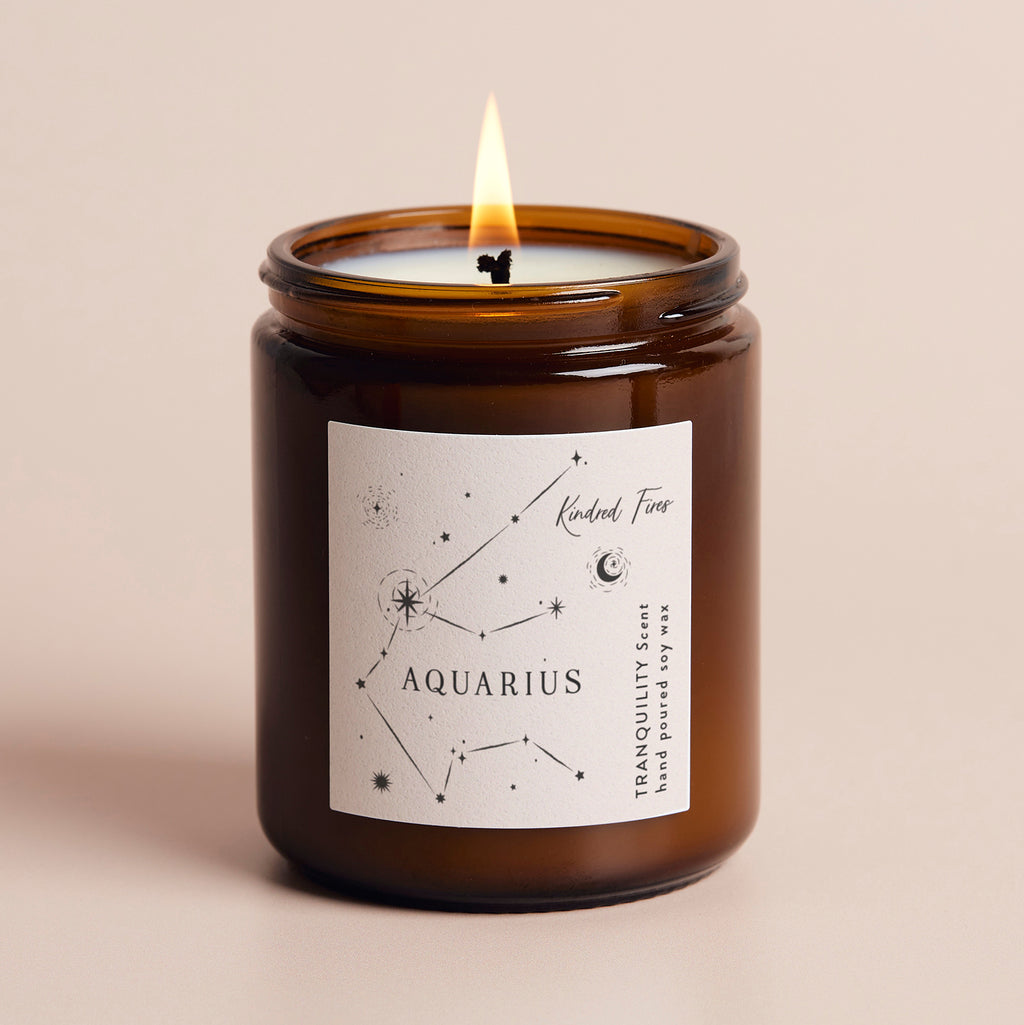 Constellation Birthday Gift Jar Candle