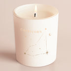 Constellation Birthday Gift White Glow Through Candle