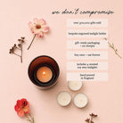 Memorial Gift In Loving Memory Keepsake Tea Light Holder Refillable Luxury Gift Box