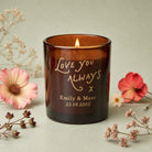 Anniversary Gift Personalised Soy Wax Candle in Luxury Gift Box – Refillable & Ready to Gift