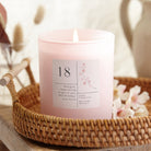 Birthday Gift for Her Any Age Blossom Pink Candle in Luxury Gift-Ready Packaging