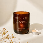 Wedding Gift Heart Couple Tealight Holder – Personalised, Luxury Gift-Ready Box
