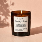 Baby Shower Gift Mummy To Be Candle in Luxury Gift Box, Personalised & Refillable