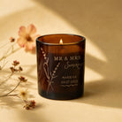 Wedding Gift Personalised Soy Wax Candle for Couple – Luxury Refillable Gift Box Ready