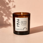 Birthday Gift for Her Any Year Amber Scented Soy Wax Candle in Luxury Gift-Ready Box Refillable