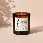 Birthday Gift for Her Any Year Amber Scented Soy Wax Candle in Luxury Gift-Ready Box Refillable
