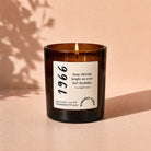 Birthday Gift for Her Any Year Amber Scented Soy Wax Candle in Luxury Gift-Ready Box Refillable