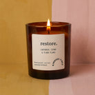 Relaxation Gift Restore Essential Oil Blend Large Candle in Luxury Gift-Ready Box